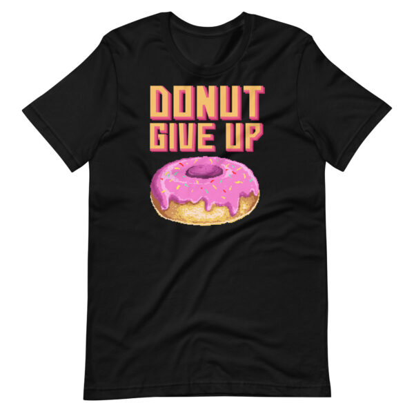 Donut Give Up Retro Shirt - Image 2